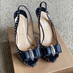 Authentic Christian Louboutin Lady Clou 150
